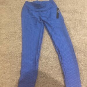 Woman’s blue leggings size large|xl these are brand new with tag’s